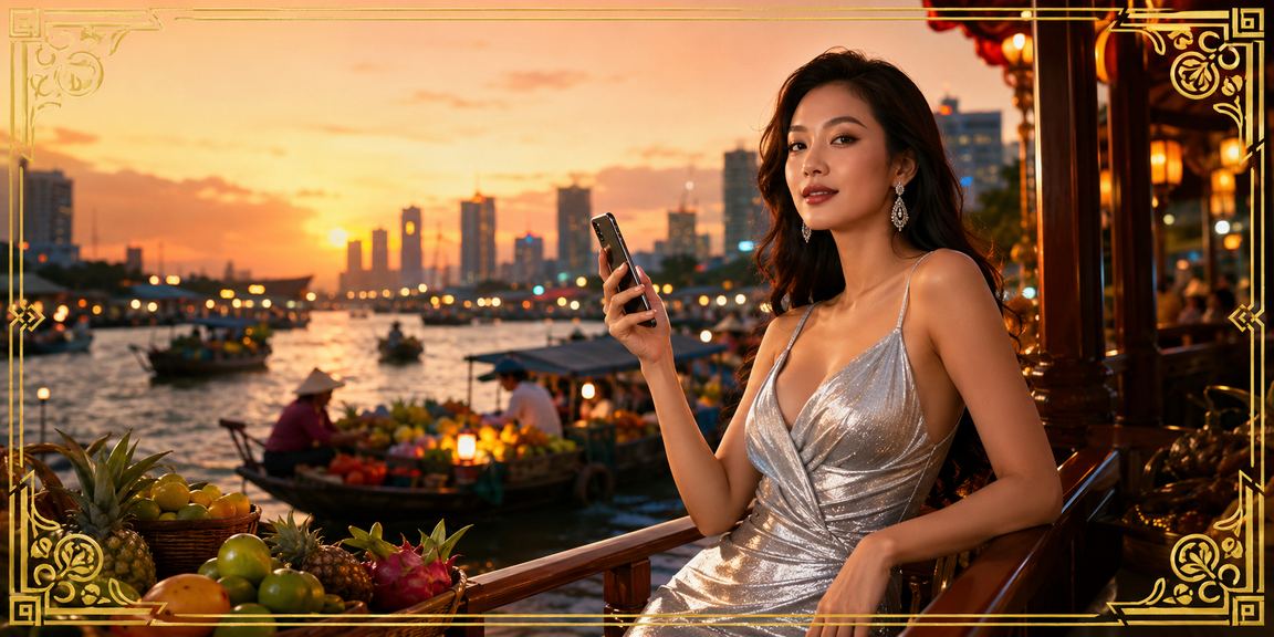 Lễ hội bên sông Mekong kết hợp trải nghiệm casino di động hiện đại
